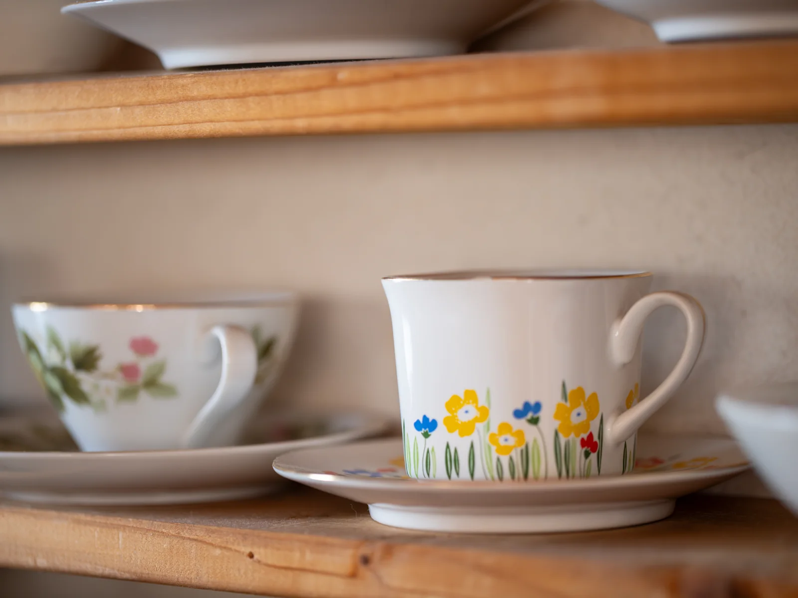 Floral cups